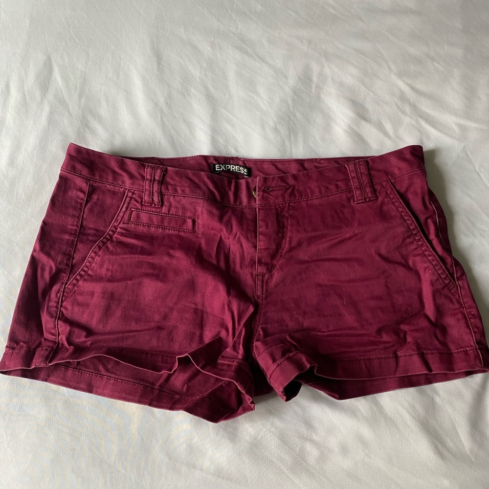 Maroon shorts